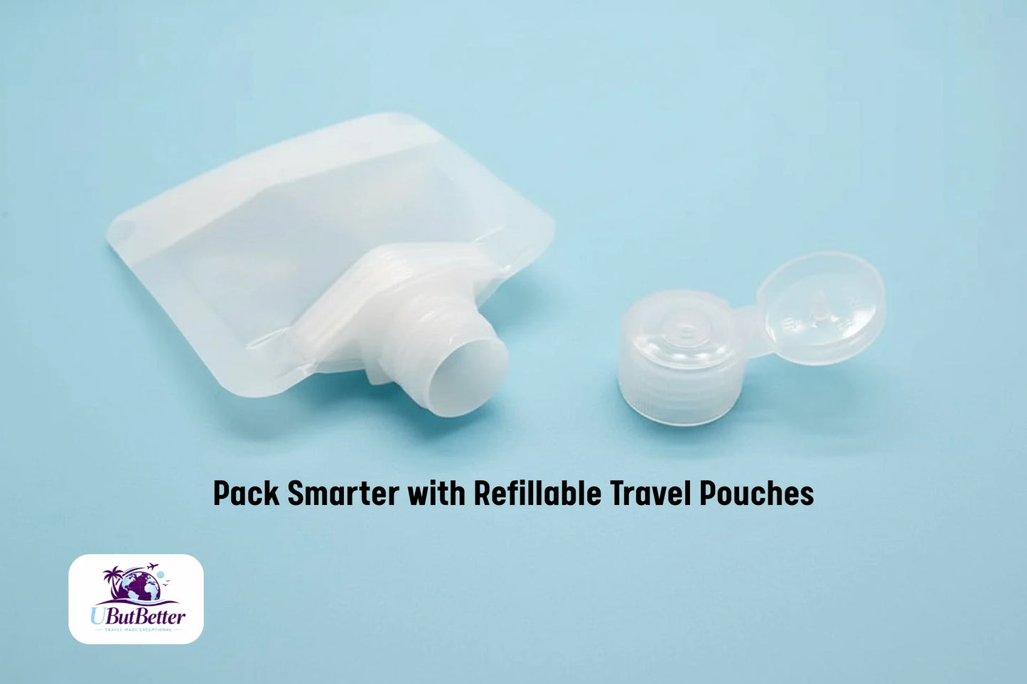 Pack Smarter with Refillable Travel Pouches