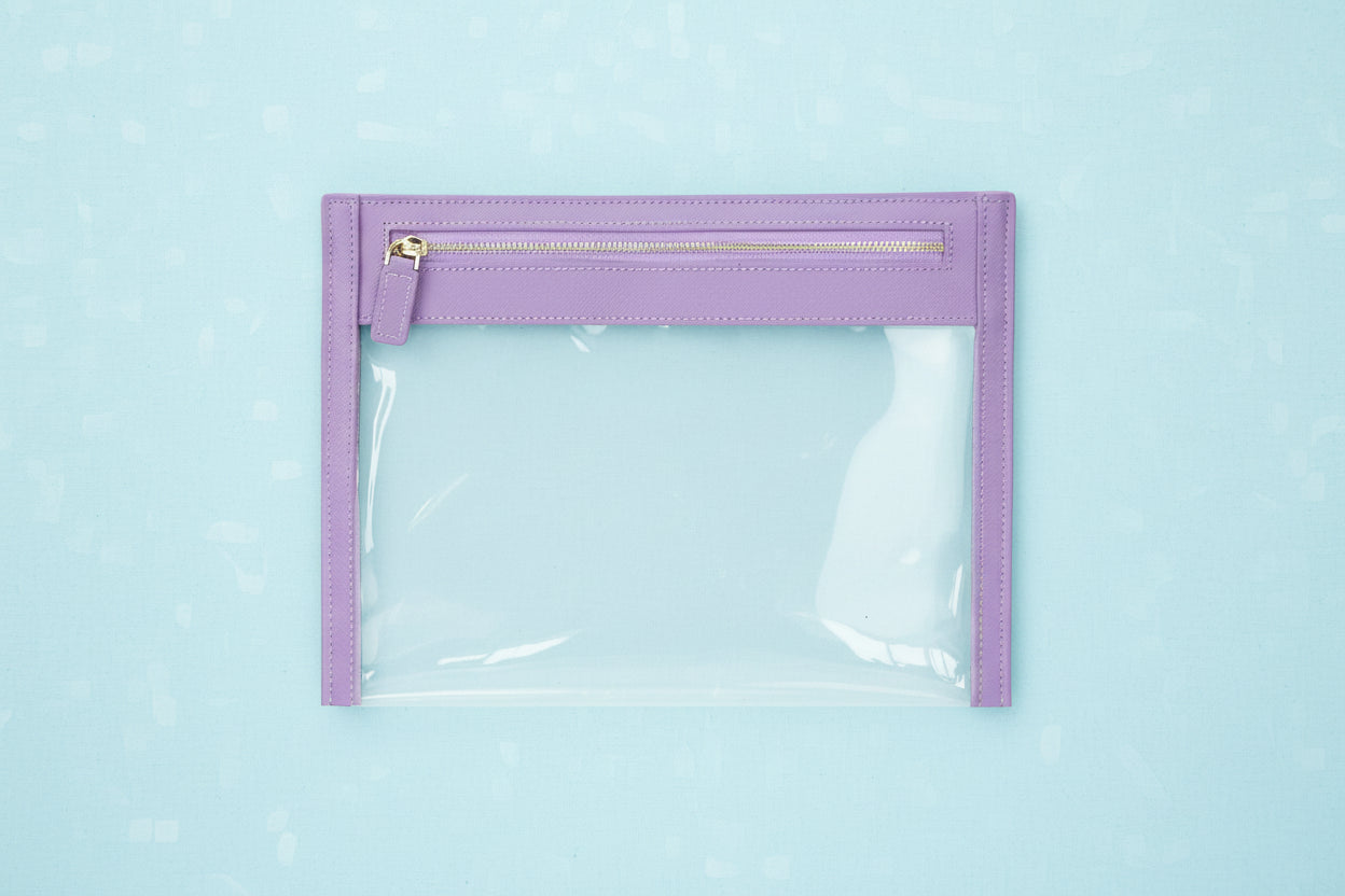Flat Luxe Clear Pouch