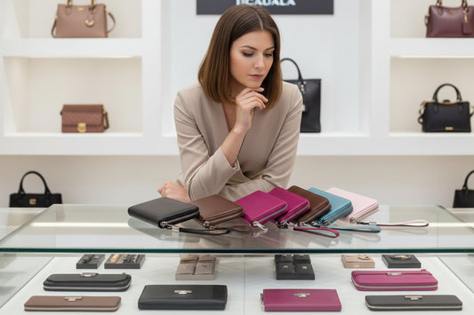 Zip & Go™ Leather Clutch Wallet