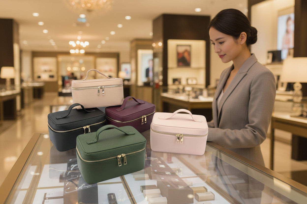Ready & Refined™ Leather Toiletry Case