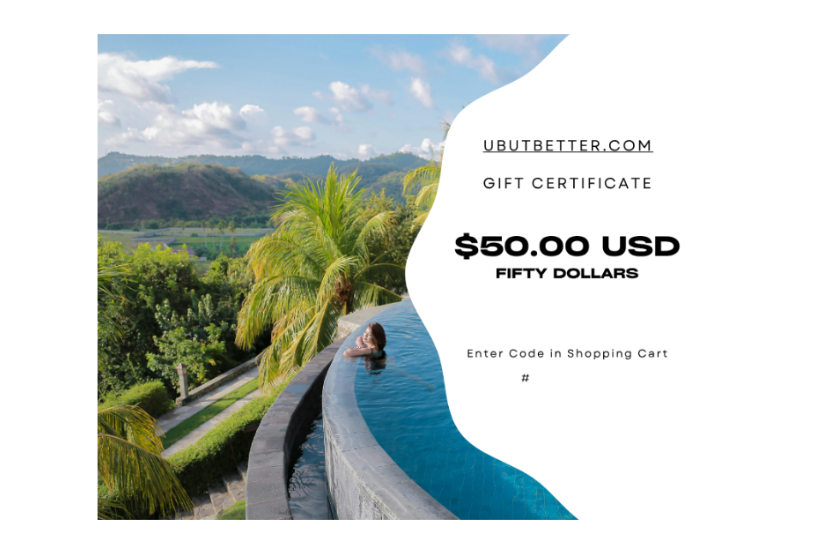 UButBetter Virtual Gift Card - Give the Gift of Choice