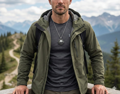 Anywhere You Go™ Globe Necklace - 925 Sterling Silver