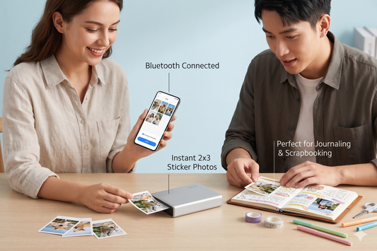Print the Moment™ Pocket Photo Printer with Inkless Technology