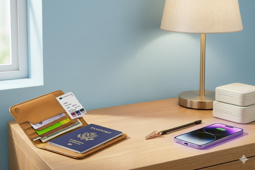 Jet-Set Chic Passport Wallet