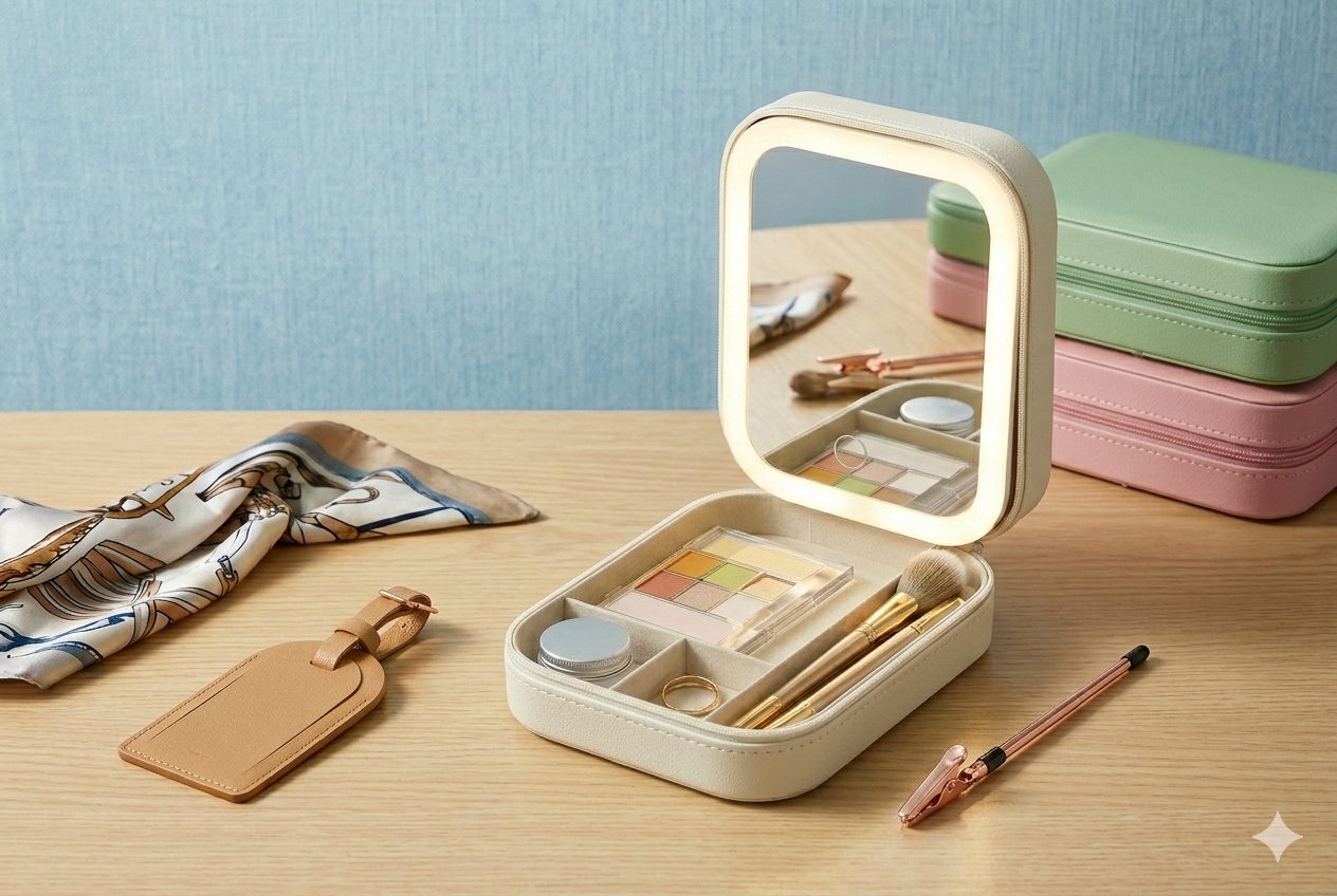 Glow & Go™ Makeup Mirror Case