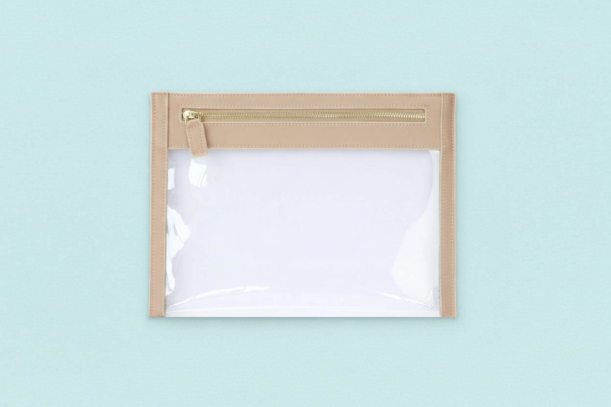 Flat Luxe Clear Pouch