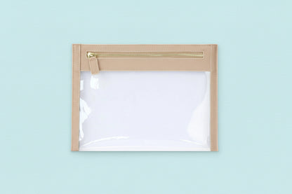 Flat Luxe Clear Pouch