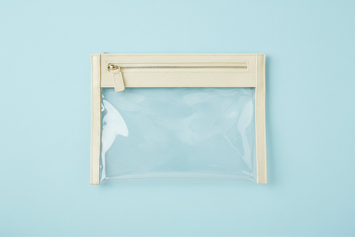 Flat Luxe Clear Pouch