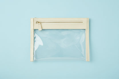 Flat Luxe Clear Pouch