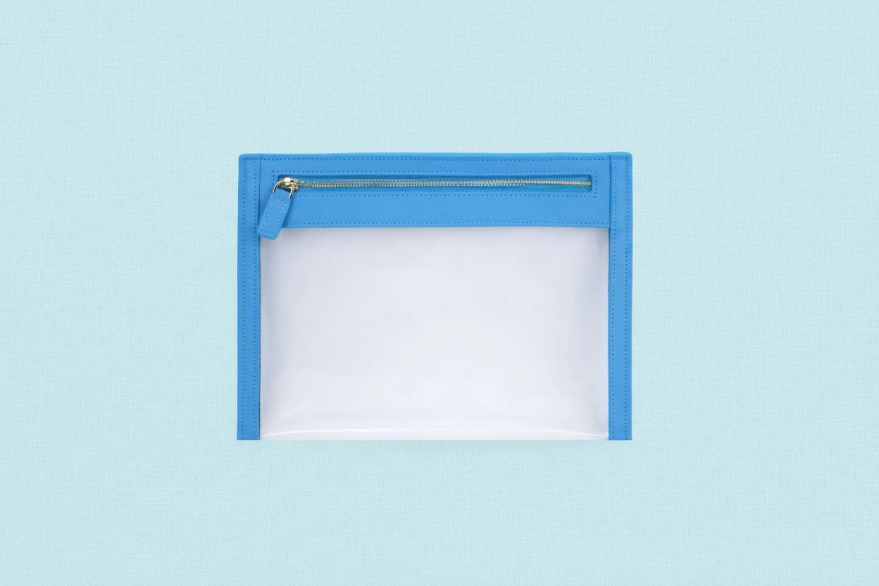 Flat Luxe Clear Pouch