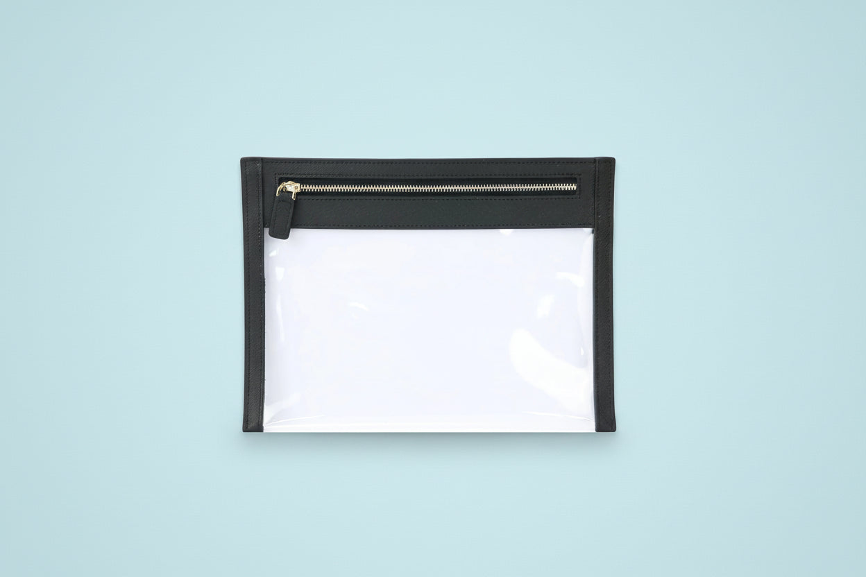 Flat Luxe Clear Pouch