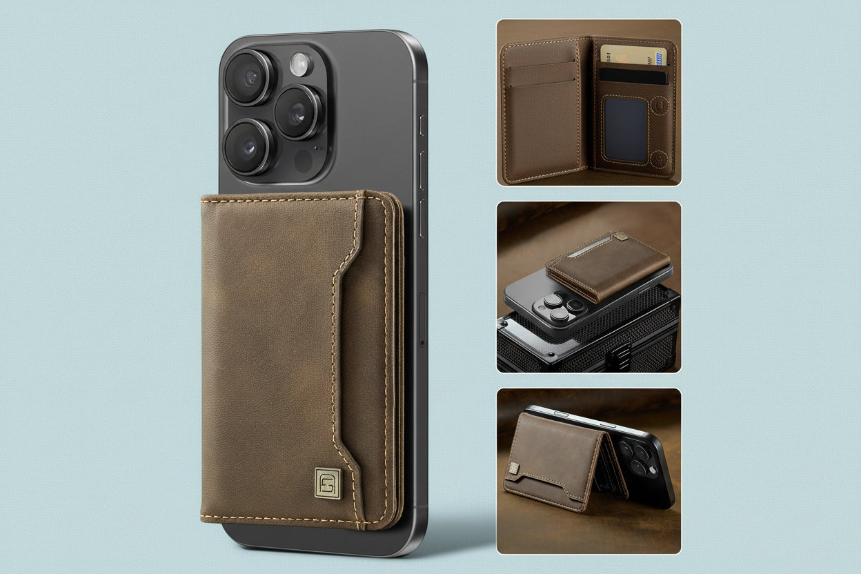 Snap & Go RFID Magnetic Phone Wallet