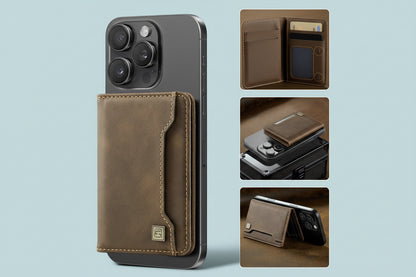 Snap & Go RFID Magnetic Phone Wallet