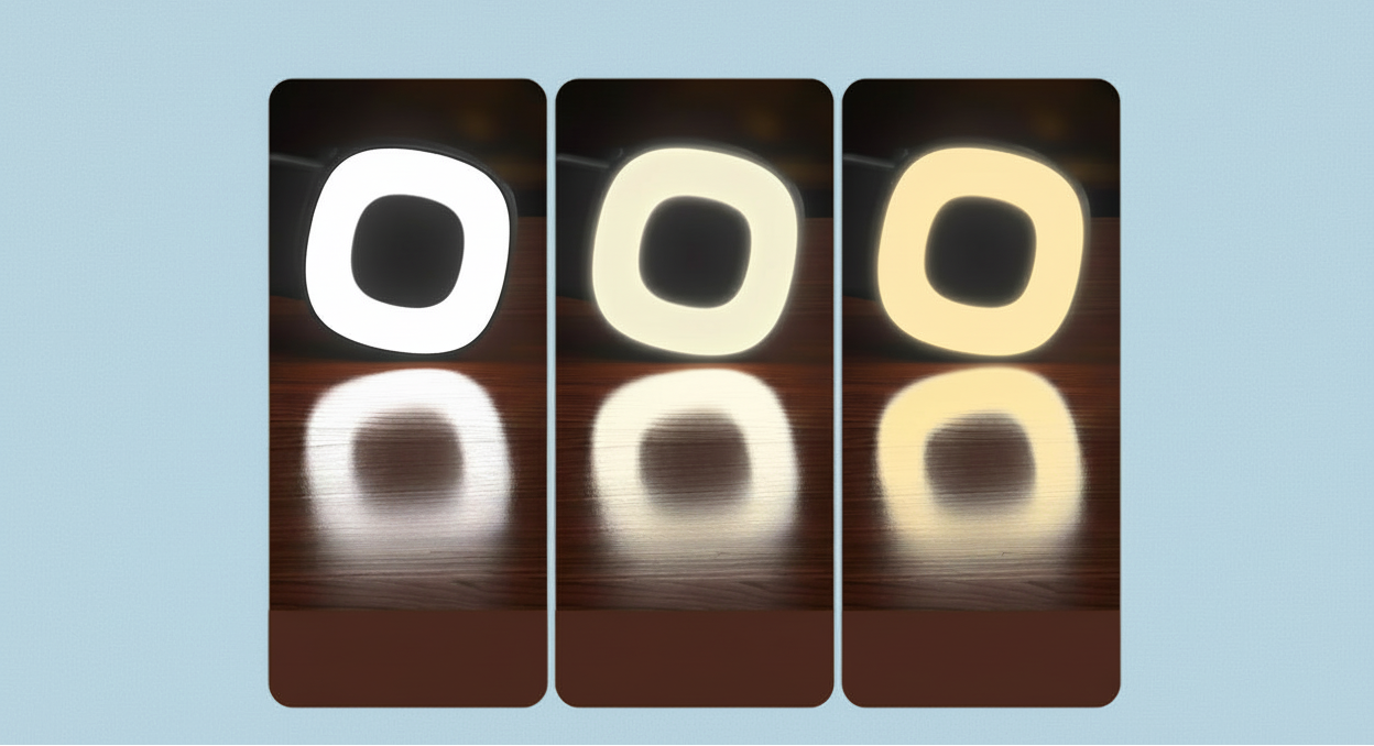 Glow & Go Phone Camera Holder with LED Light & Remote