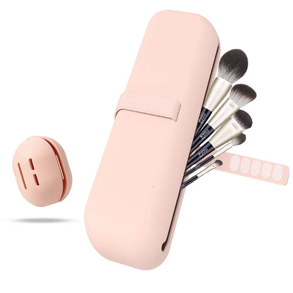 Portable Multifunctional Silicone Makeup Brush Holder