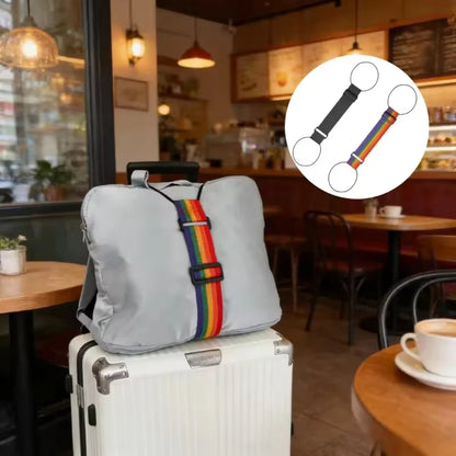Adjustable Elastic Luggage Strap Carrier Strap Baggage Bungee Belts Suitcase Travel Security Carry On Straps
