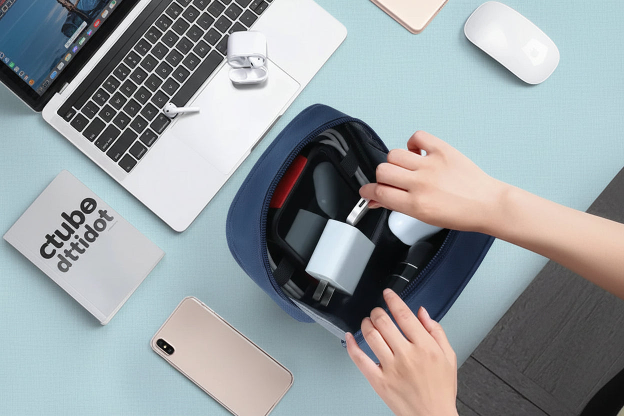 Tidy Tech, Happy Travels: The Mini Cable Organizer