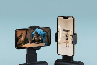 Glow & Go Phone Camera Holder with LED Light & Remote