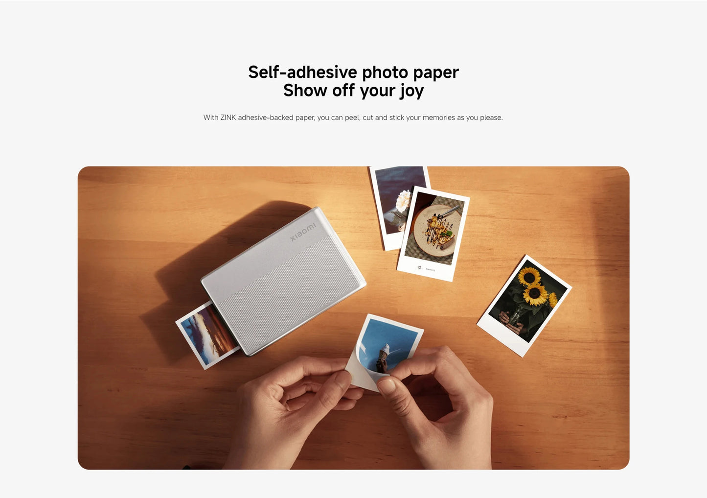 Print the Moment™ Pocket Photo Printer with Inkless Technology