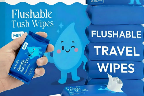 Fresh Wherever You Go: Travel Flushable Wipes - 3 Packs