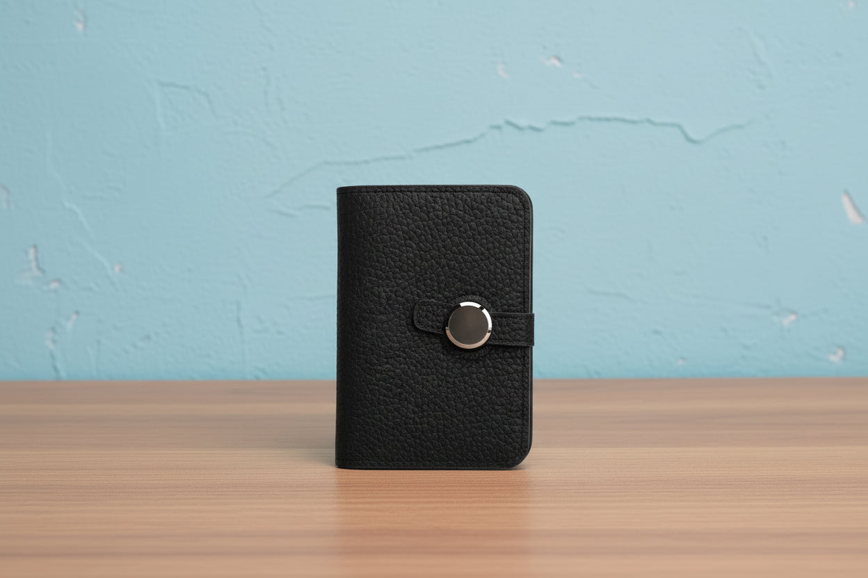 Pocket-Perfect Leather Card Wallet — Chic, Compact, Ready to Roam