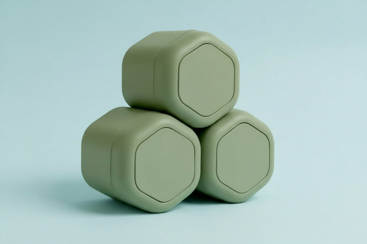 Snap & Stack Travel Jars - 3 pcs