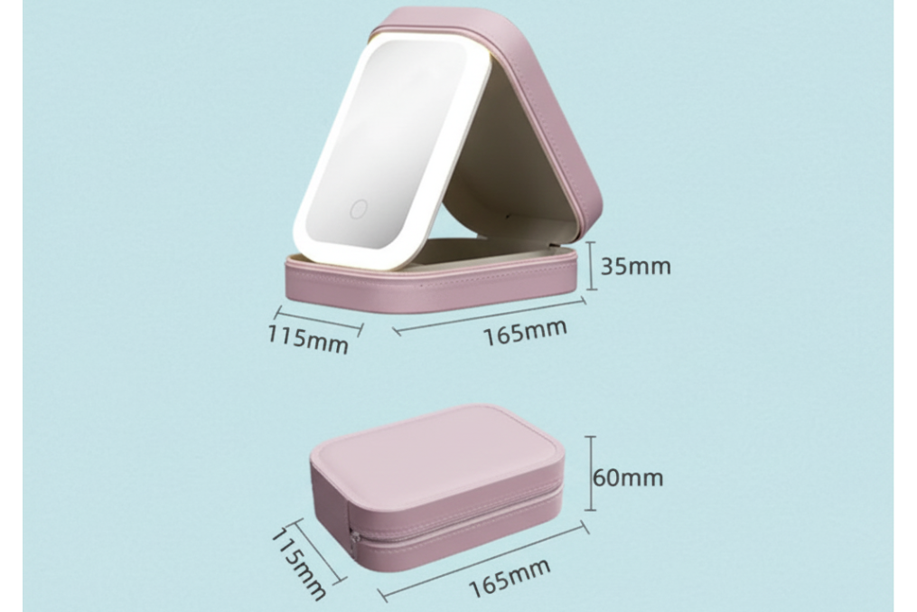 Glow & Go™ Makeup Mirror Case