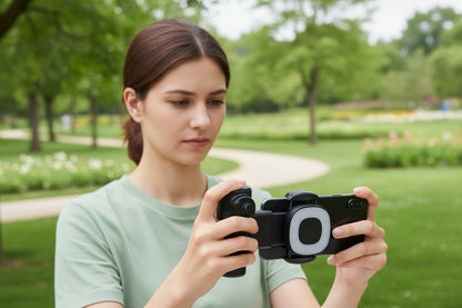 Glow & Go Phone Camera Holder with LED Light & Remote