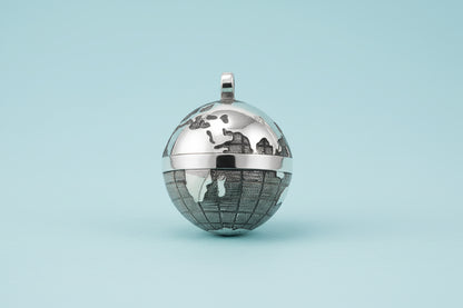 Anywhere You Go™ Globe Necklace - 925 Sterling Silver