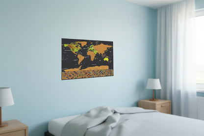 Where I’ve Been™ Scratch Map for Adventure Enthusiasts