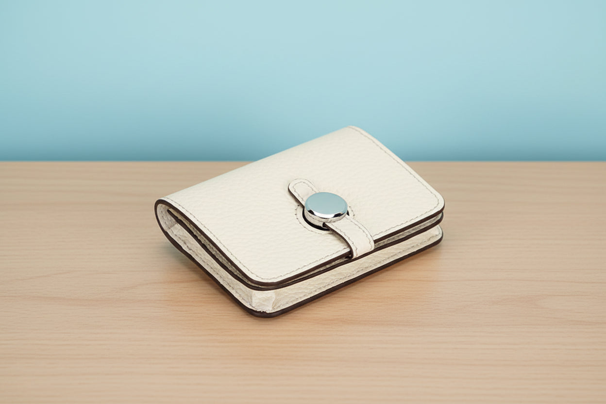 Pocket-Perfect Leather Card Wallet — Chic, Compact, Ready to Roam