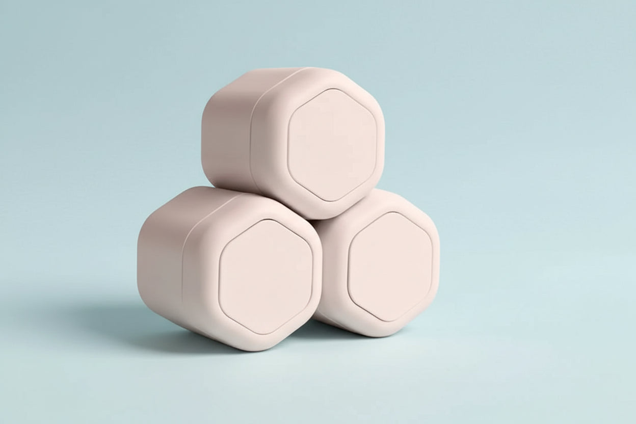 Snap & Stack Travel Jars - 3 pcs