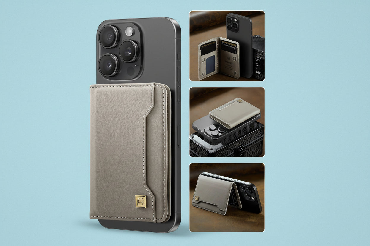 Snap & Go RFID Magnetic Phone Wallet