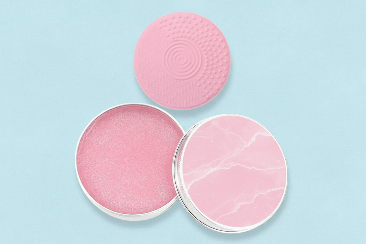 Glow On the Go: Mini Brush Cleanser Tin