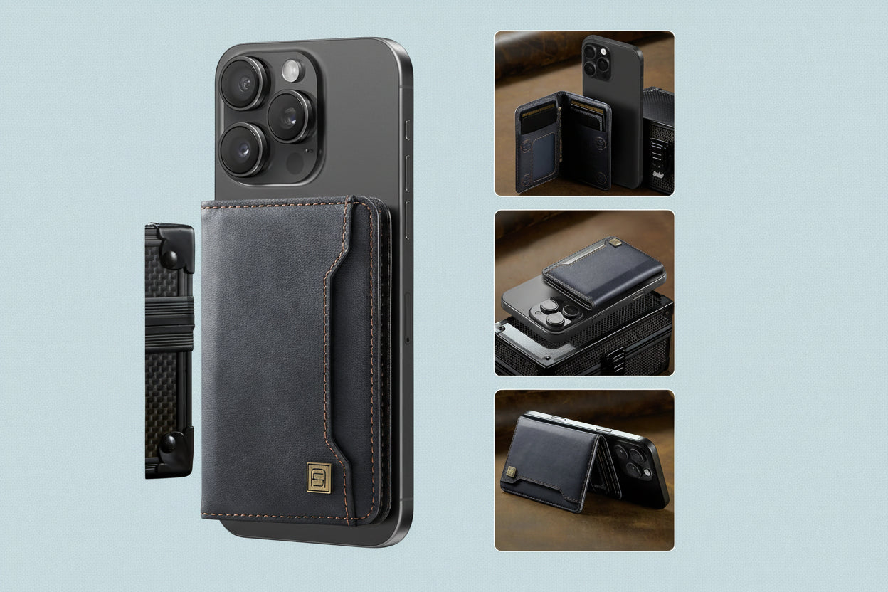 Snap & Go RFID Magnetic Phone Wallet