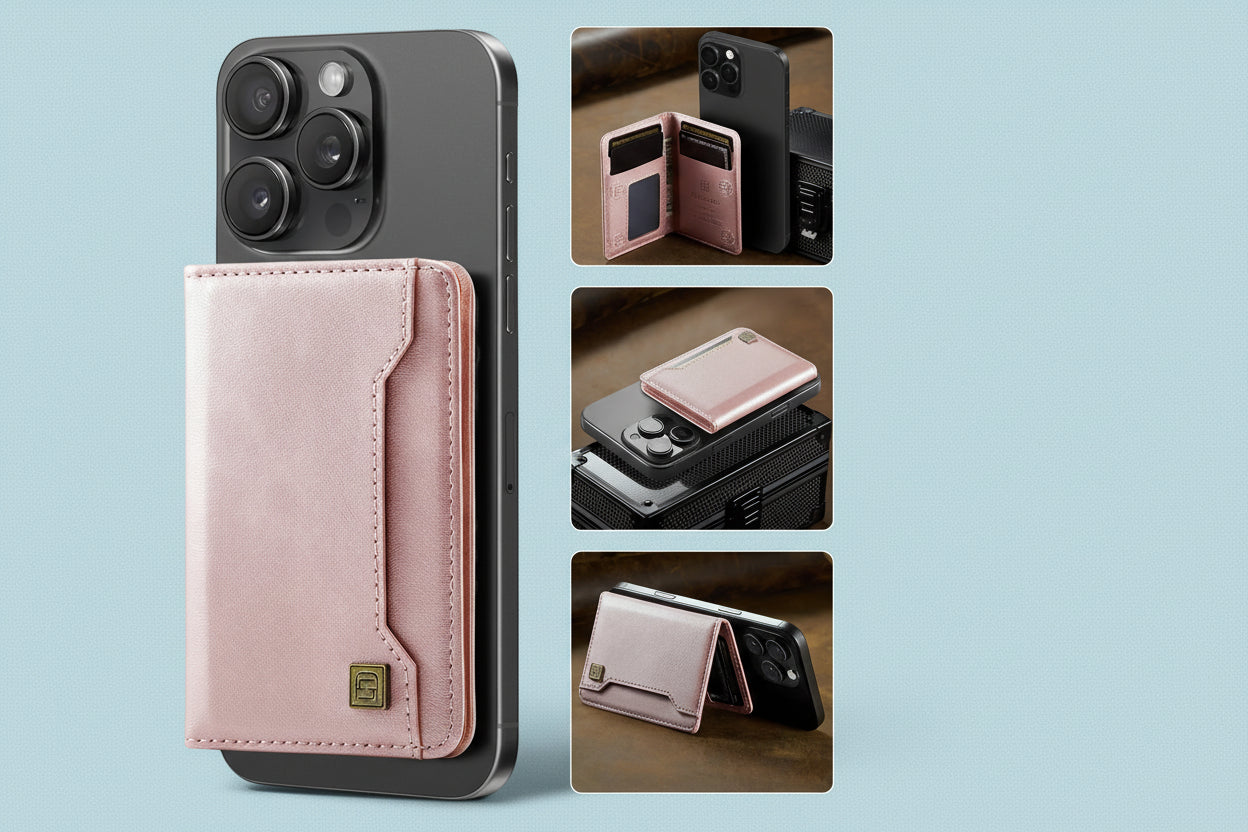 Snap & Go RFID Magnetic Phone Wallet