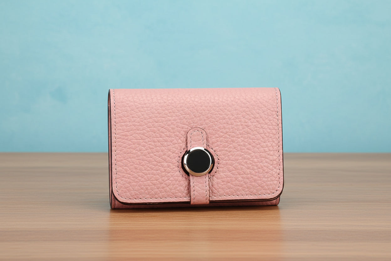 Pocket-Perfect Leather Card Wallet — Chic, Compact, Ready to Roam