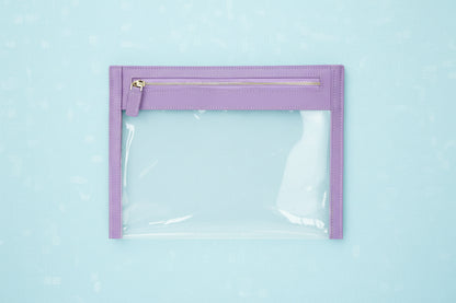 Flat Luxe Clear Pouch