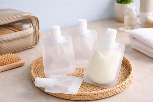 Pack Smarter with Refillable Travel Pouches - Set of 3