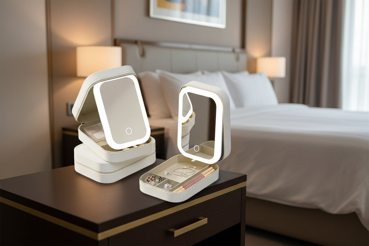 Glow & Go™ Makeup Mirror Case