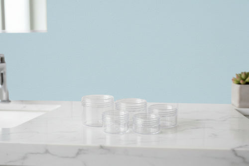 Pack Light, Glow Right™ Cosmetic Jars