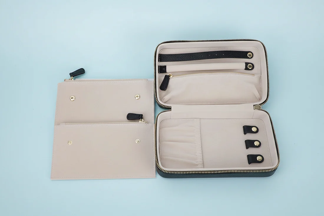 Pack It Pretty™ Leather Jewelry Case - Image 2