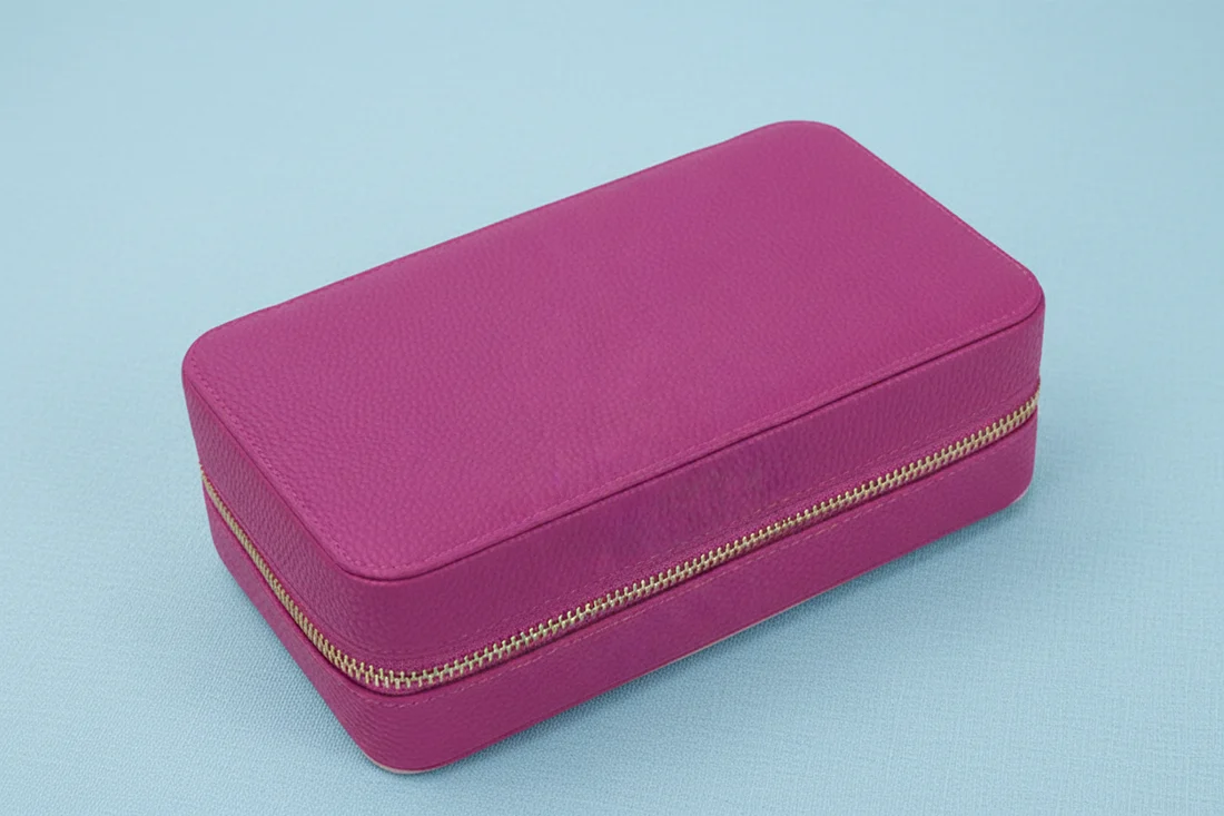 Pack It Pretty™ Leather Jewelry Case - Image 5