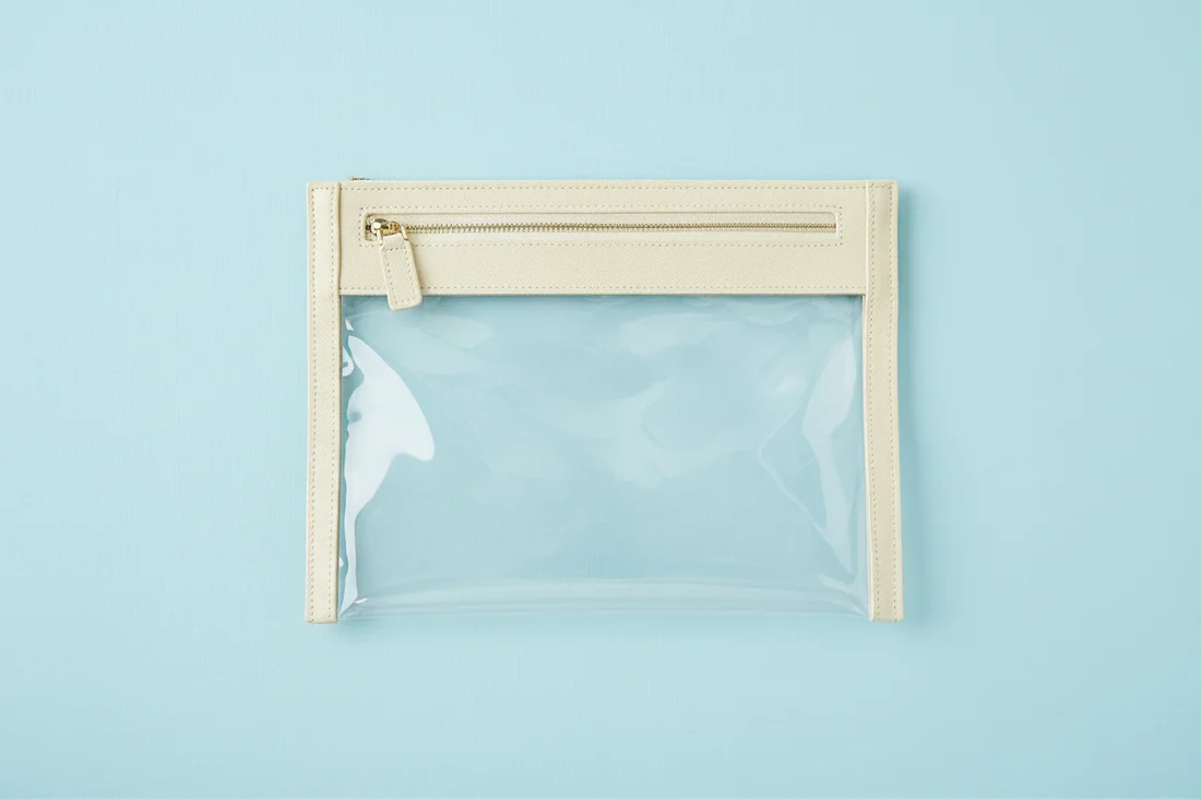 Flat Luxe Clear Pouch - Image 3