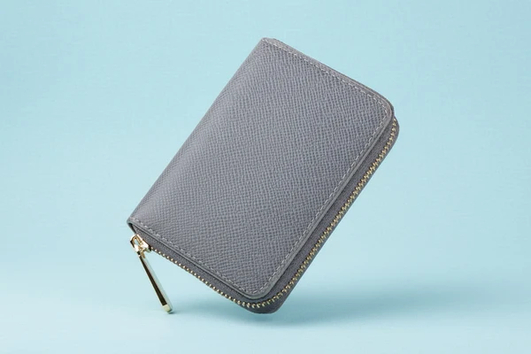 Compact Saffiano Leather Zip-Around Wallet - Image 5
