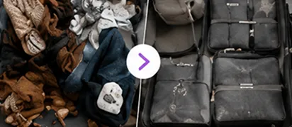 Messy suitcase
