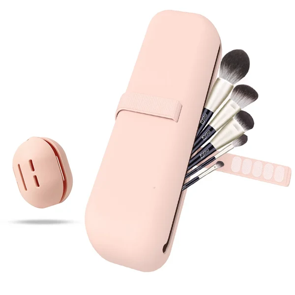 Portable Multifunctional Silicone Makeup Brush Holder - Image 4