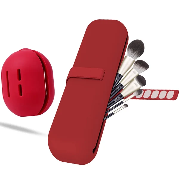 Portable Multifunctional Silicone Makeup Brush Holder - Image 7