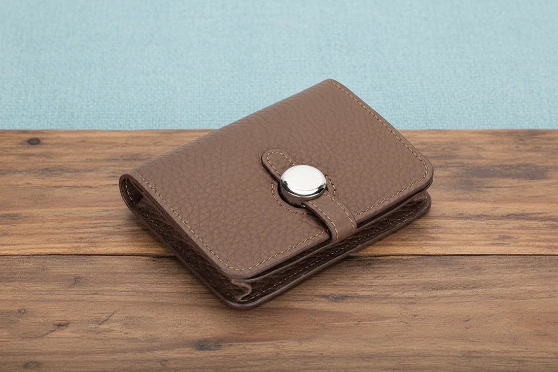 Pocket-Perfect Leather Card Wallet — Chic, Compact, Ready to Roam - Image 4