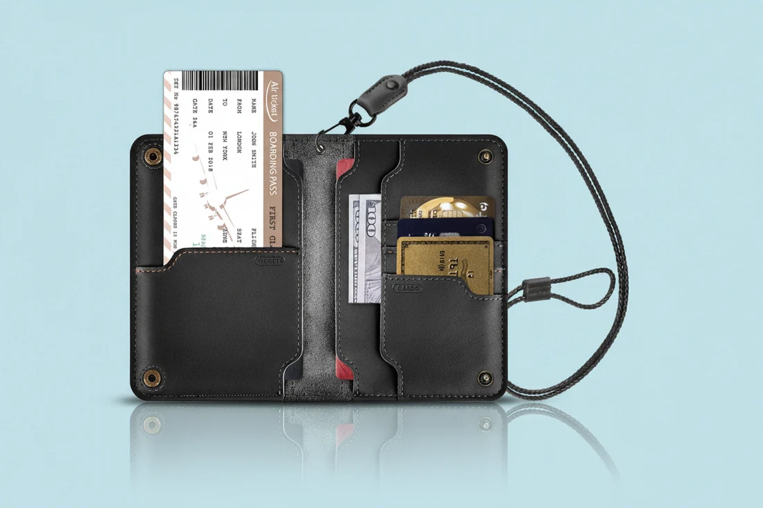 Jet-Set Chic Passport Wallet - Image 3